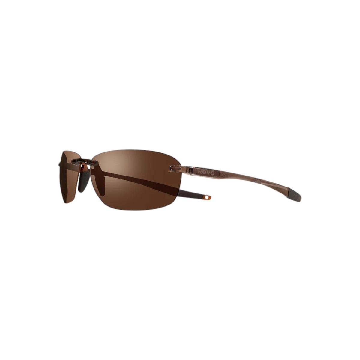 Revo Men`s Polarized Descend Fold Crystal Brown Terra 63-13-139