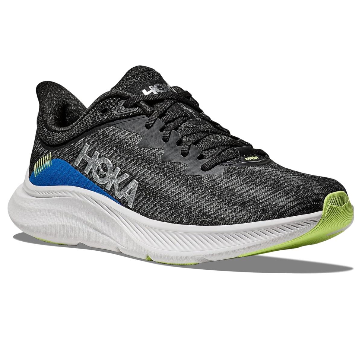 Man`s Sneakers Athletic Shoes Hoka Solimar Black/Lettuce