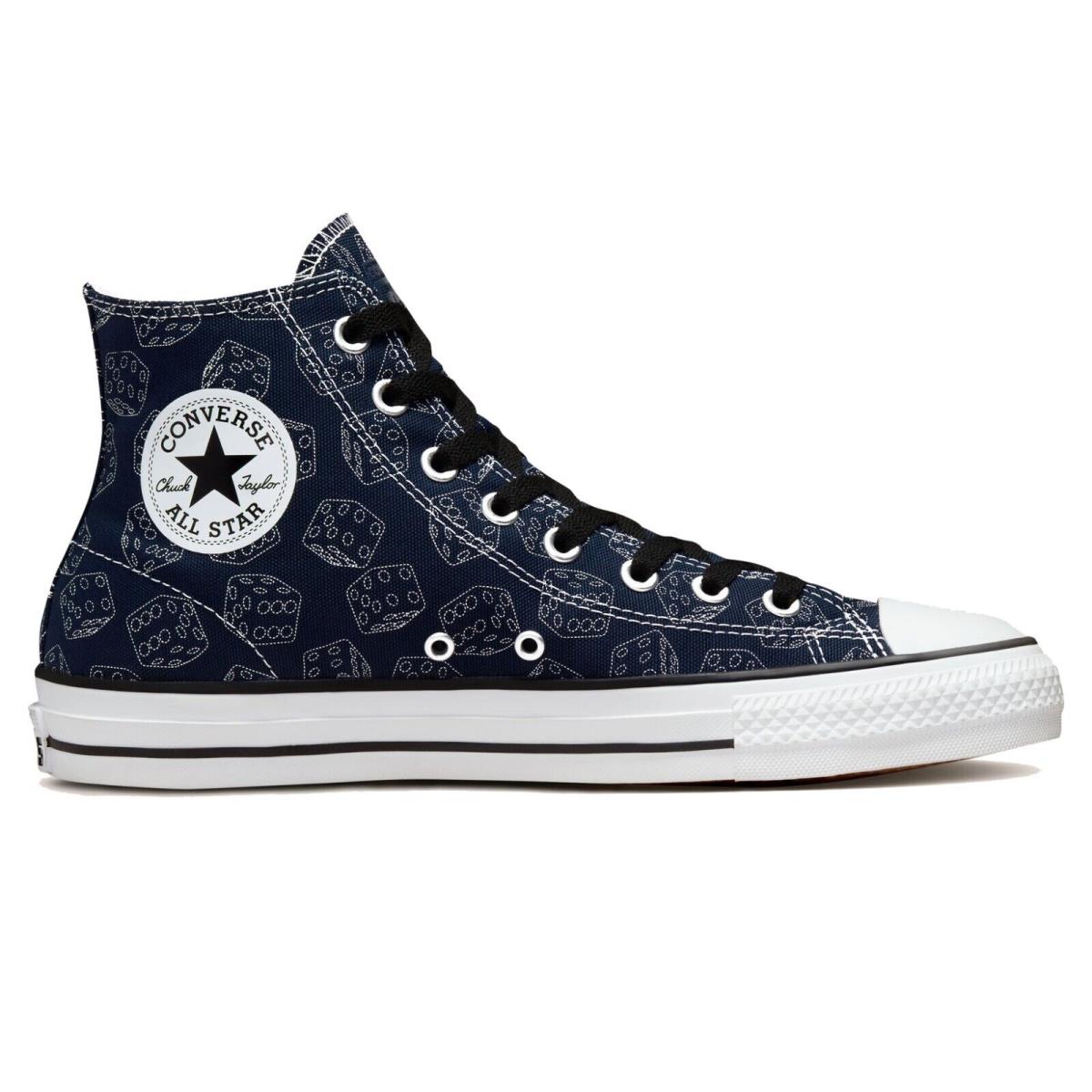 Converse Chuck Taylor All Star Pro Dice High Top Canvas Men`s Shoes Obsidian/Black/White