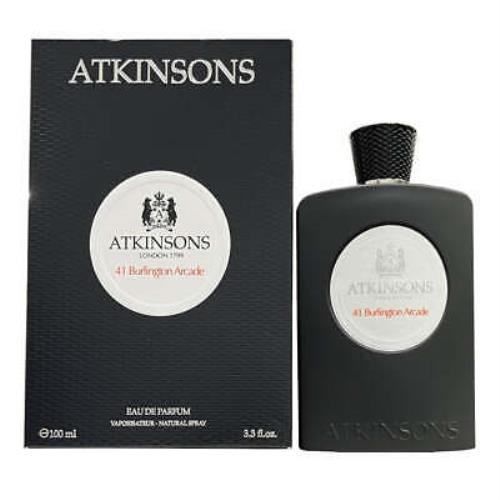 41 Burlington Arcade by Atkinsons Perfume For Unisex Edp 3.3 / 3.4 OZ