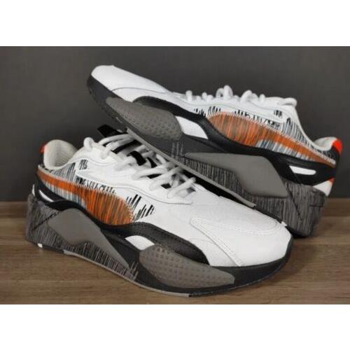 Puma Rs-x Render 386901-01 White Grey Men`s Running Training Shoes Black/white