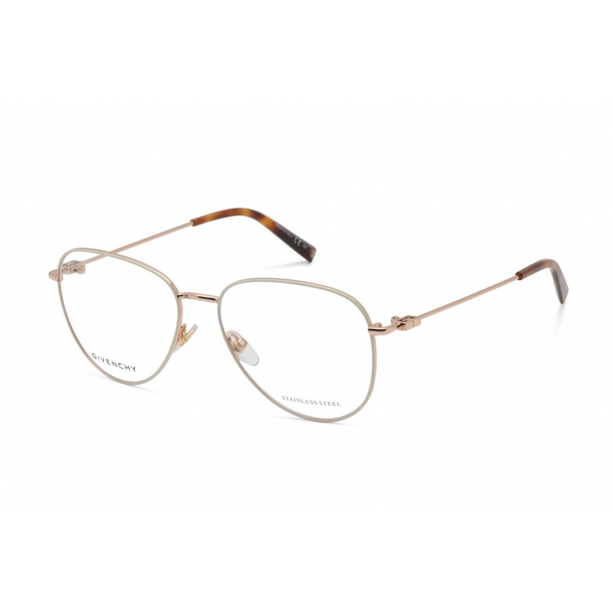 Givenchy GV 0150 0Y3R 00 Eyeglasses Gold Ivory Frame 56 Mm