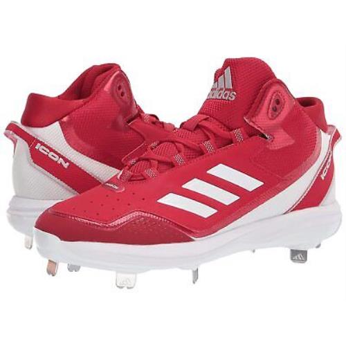 Man`s Sneakers Athletic Shoes Adidas Icon 7 Mid Baseball Cleats