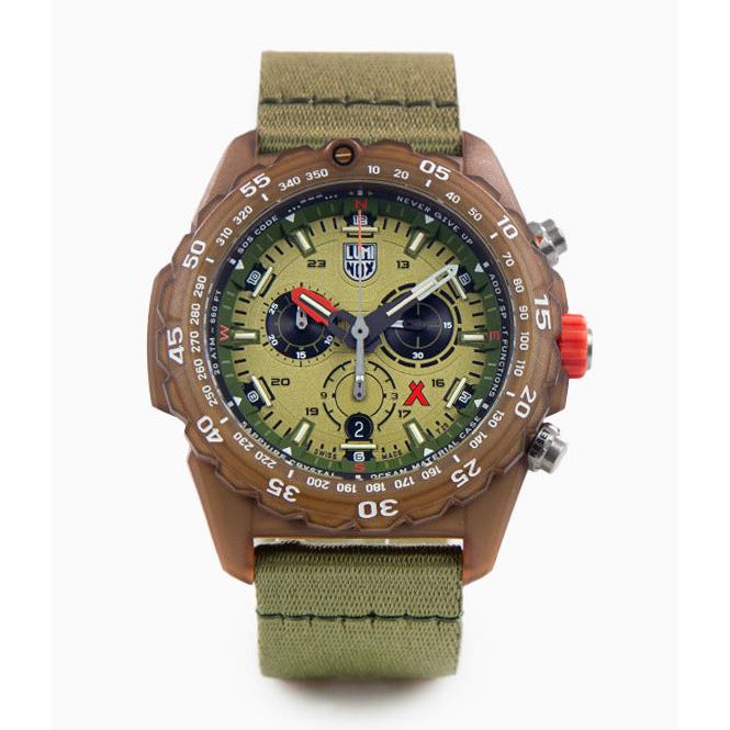 Luminox Green Dial Sapphire Bear Grylls Survival Eco Series Watch XB.3757.ECO - Dial: Green, Band: Green