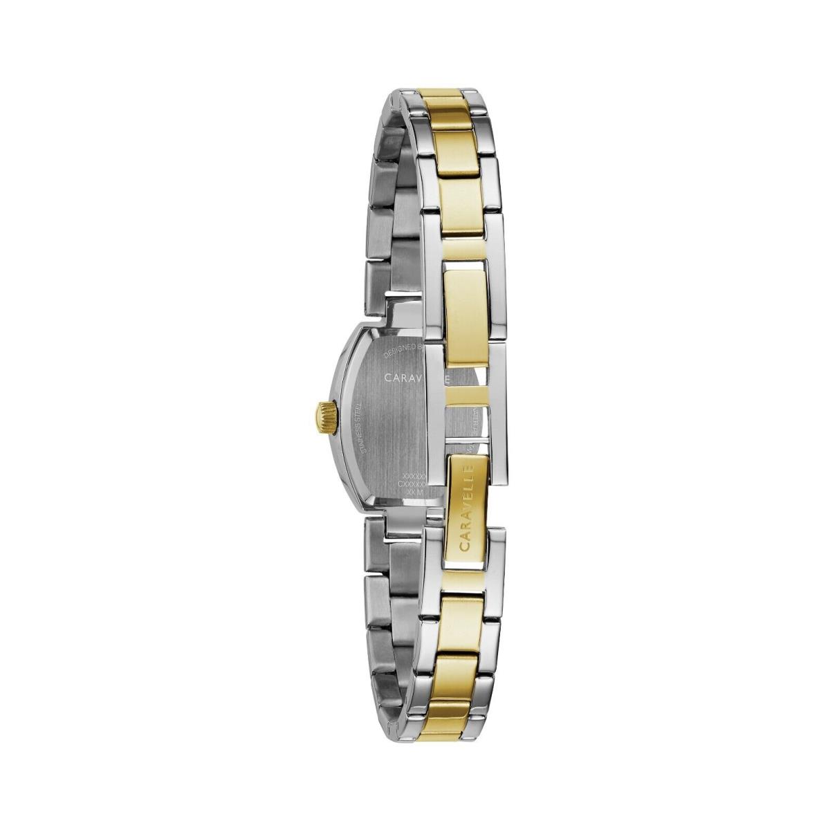 Caravelle Women`s Dress Quartz Silver Stainless Steel Watch 18 MM 45L168