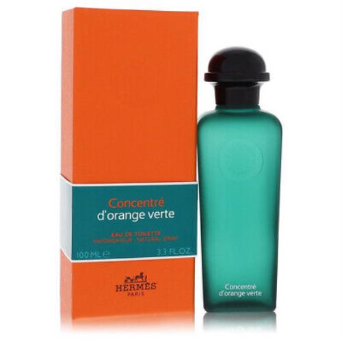 Hermes Eau D`orange Verte Perfume 3.4 oz Edt Spray Concentre Unisex For Women