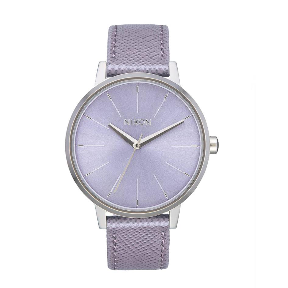 Nixon Kensington Lavender Watch with Leather Strap 37mm A108 236