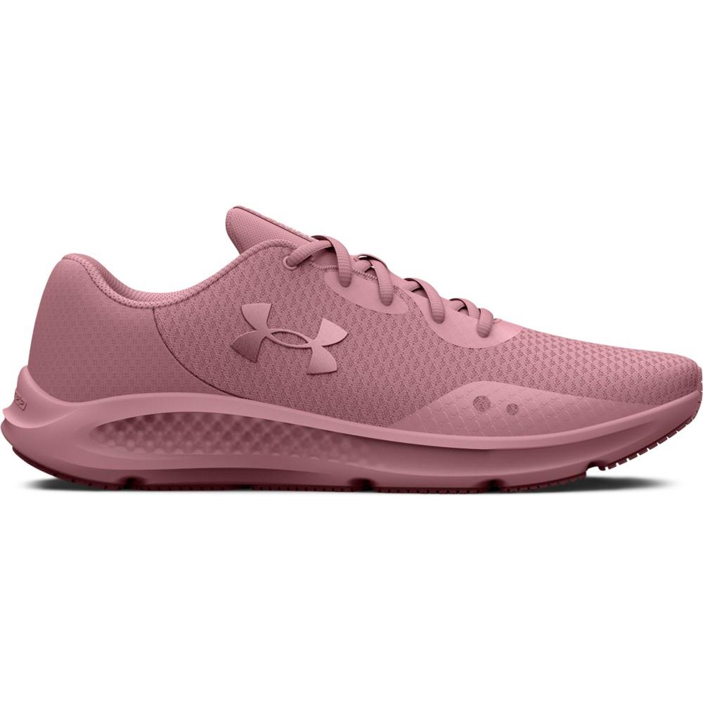 Under Armour 3024889 Womens UA Charged Pursuit 3 Training Running Athletic Shoes Pink Elixir