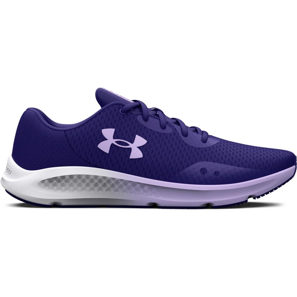 Under Armour 3024889 Womens UA Charged Pursuit 3 Training Running Athletic Shoes Sonar Blue