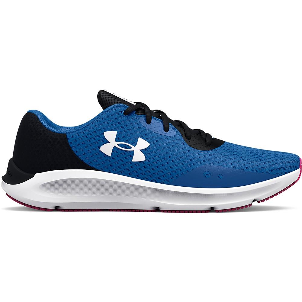 Under Armour 3024889 Womens UA Charged Pursuit 3 Training Running Athletic Shoes Victory Blue