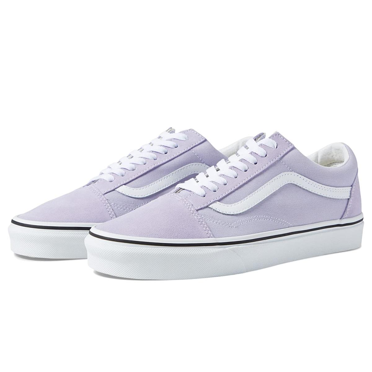 Unisex Sneakers Athletic Shoes Vans Old Skool Color Theory Purple Heather