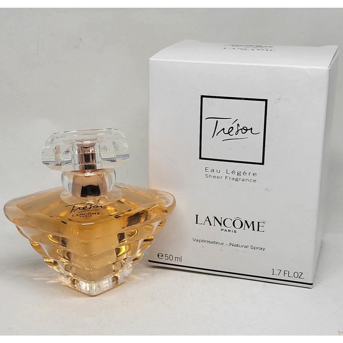 Tresor By Lancome Eau Legere Sheer Fragrance For Women 1.7 oz/50 ml Very Rare