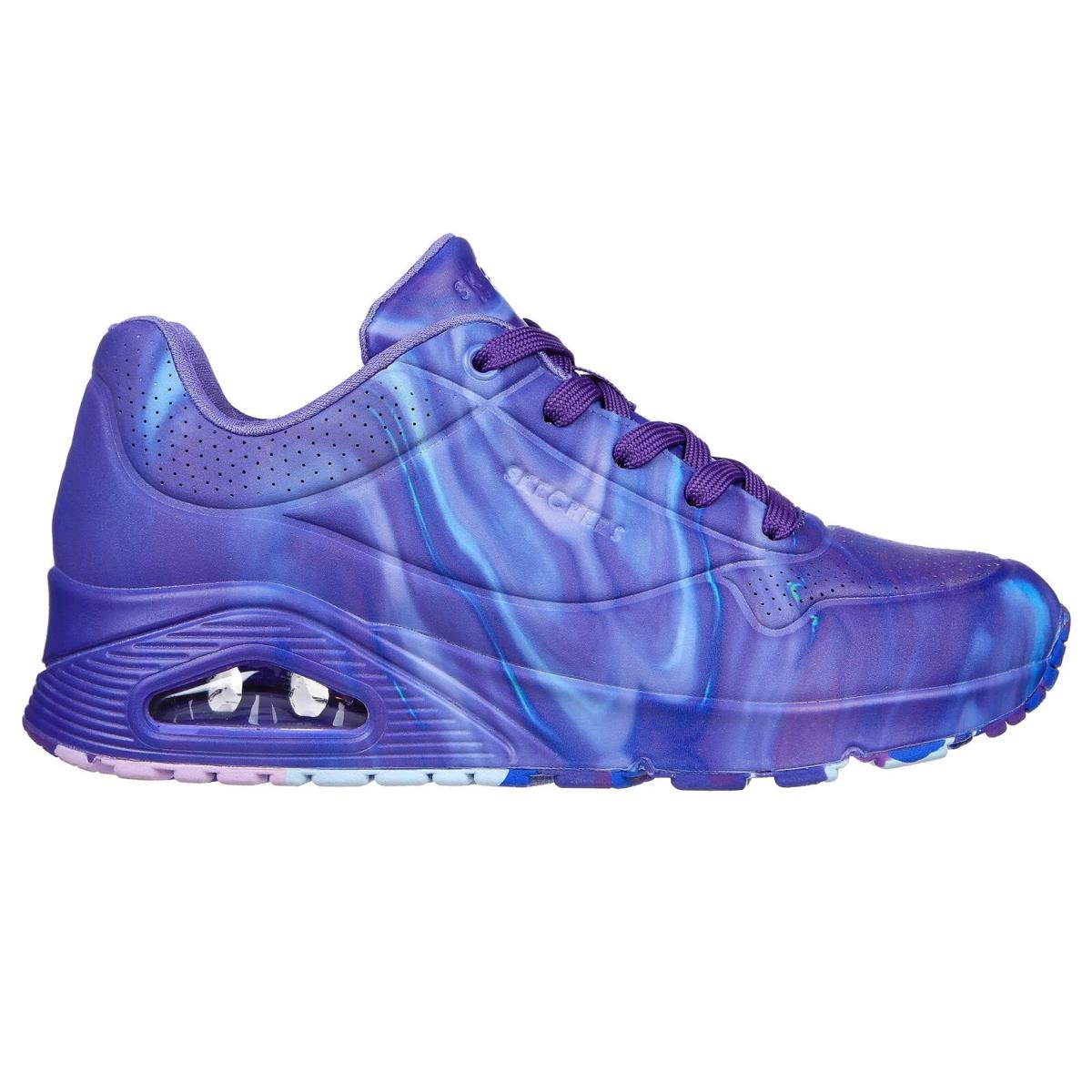 Skechers Women`s 155137 Uno - Like Water Purple Casual Shoes - Purple