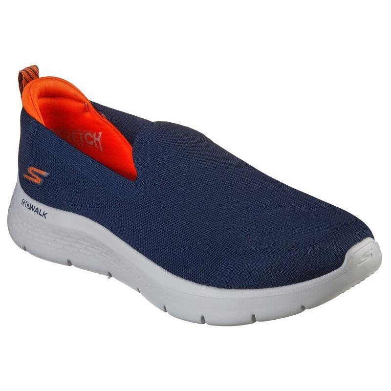 Mens Skechers GO Walk Flex - Rightful Navy/blue Mesh Shoes