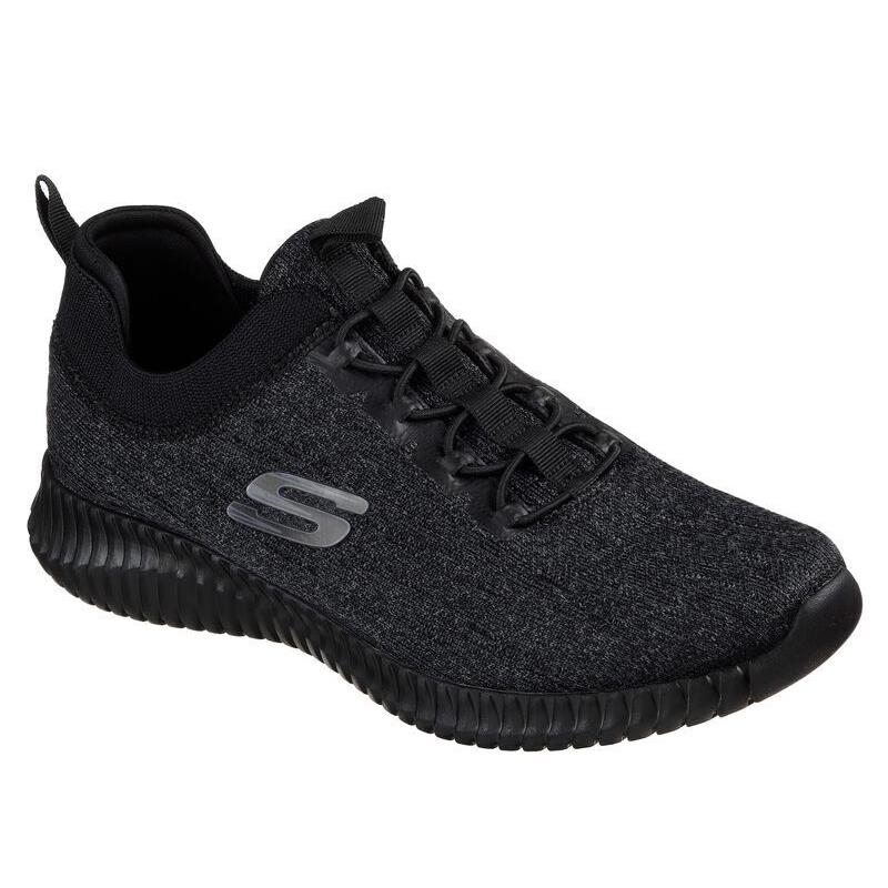 Mens Skechers Elite Flex-hartnell Black Mesh Sneaker Shoes