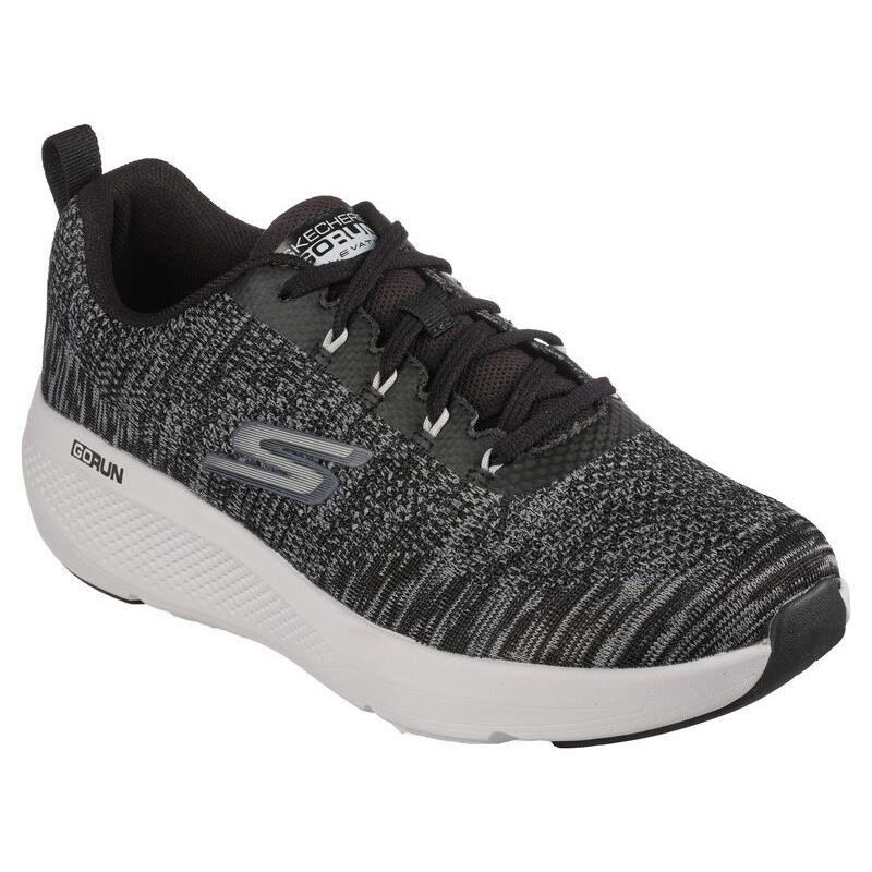 Mens Skechers Gorun Elevate-cipher Black/gray Fabric Shoes