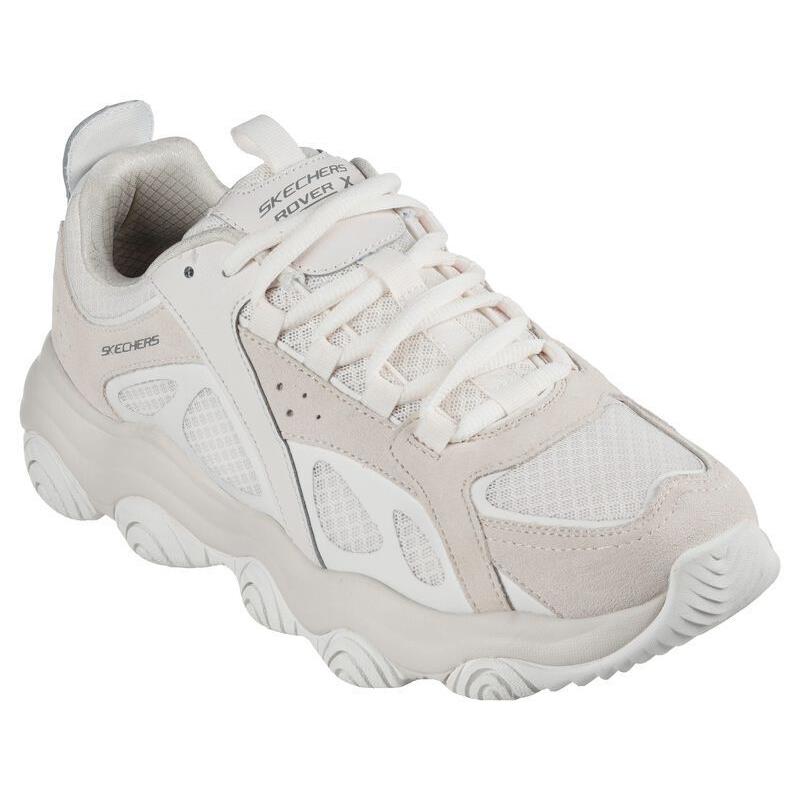 Mens Skechers Rover X White Leather Sneaker Shoes
