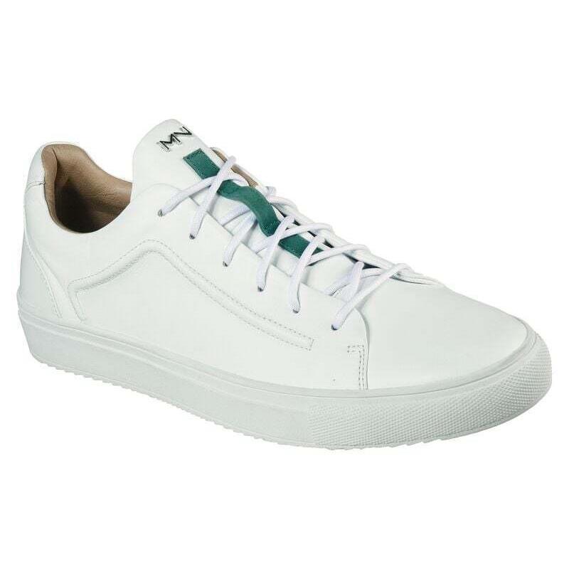 Mens Skechers Razor - Nash White Leather Sneaker Shoes