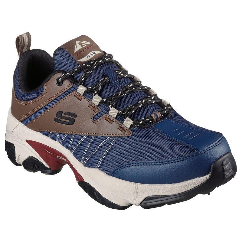 Mens Skechers Arch Fit Phantom-selica Blue Leather Shoes