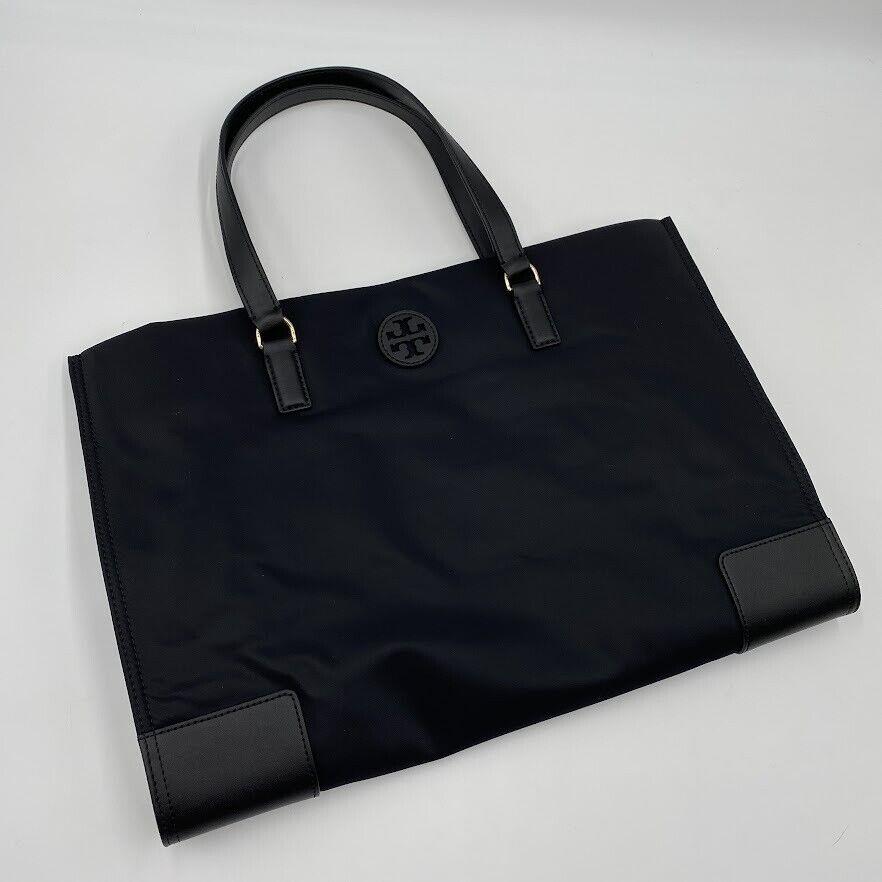 Tory Burch Nylon Large Tote Lightweight Shoulder Handbag Holiday Special Deal Black