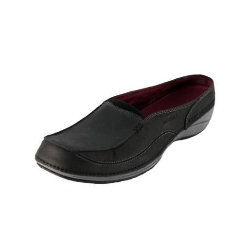 Merrell Women`s Cima Slide Slip On Shoes Nubuck Leather Black US Size 5.5