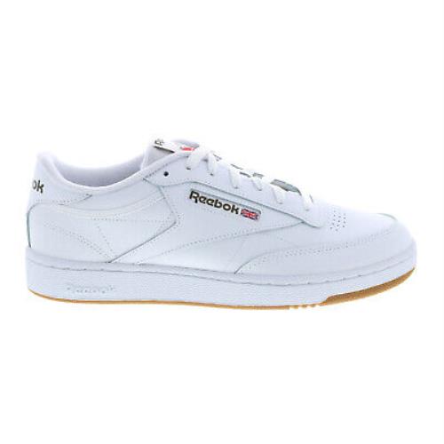 Reebok Club C 85 GY7151 Mens White Leather Lace Up Lifestyle Sneakers Shoes