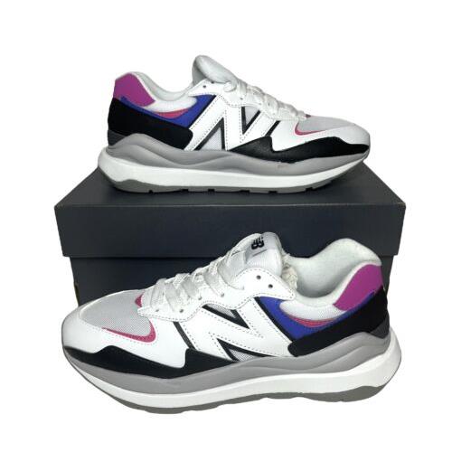 M5740RRB New Balance 57/40 Mens Casual Shoe Sneakers White Black Purple
