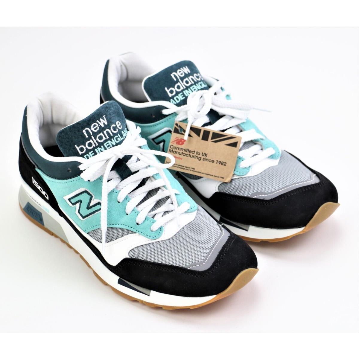 New Balance 1500 Men`s Shoes Size 9.5 Made IN England Black Teal UK M1500LIB