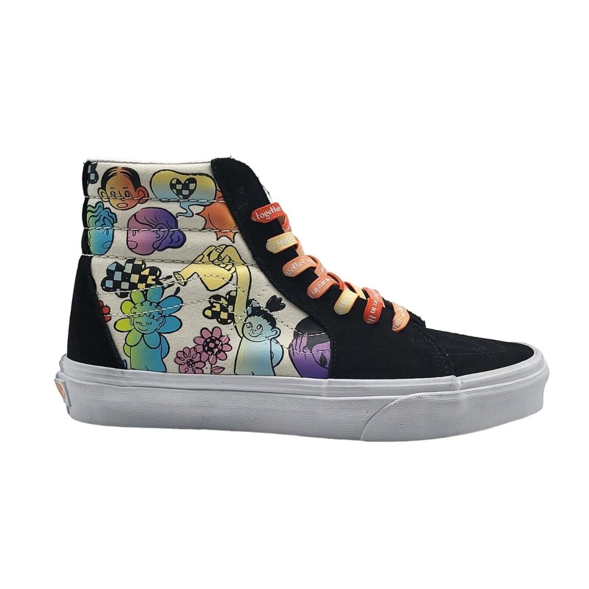 Vans Sk8 Hi Cultivate Care In This Together Shoes Size 8.5 Men 10 Women