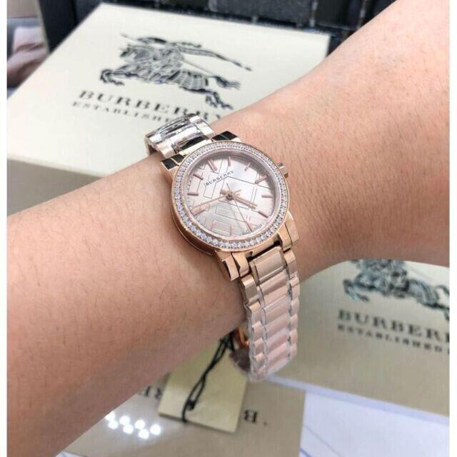 Burberry watch  - Rose Gold Dial, Pink Band, Rose Gold Bezel 1