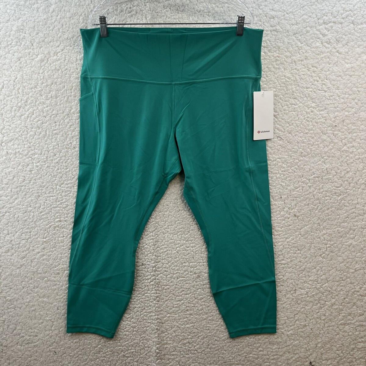 Lululemon Womens Green Plus Size 20 Align HR Pant 25 with Pockets Leggings