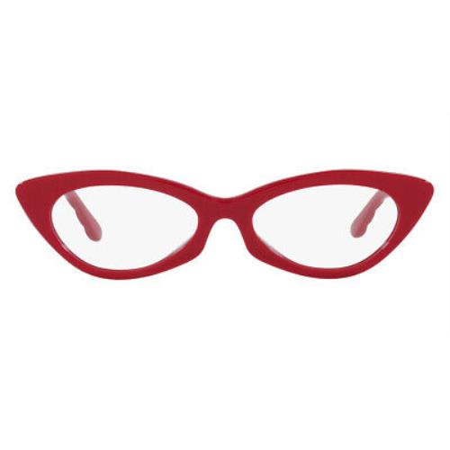 Tory Burch TY2127U Eyeglasses Women Tory Red Irregular 52mm