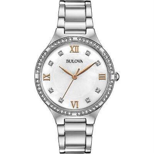 Bulova 96L264 Bulova 34MM Women`s Stainless Steel Watch