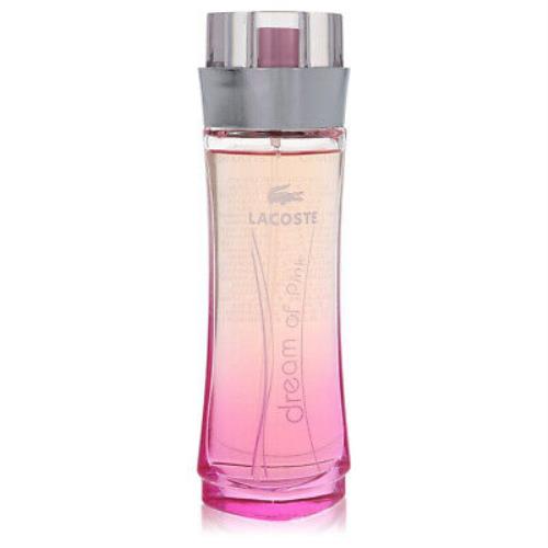 Dream of Pink Perfume 3 oz Edt Spray Tester For Women by Lacoste