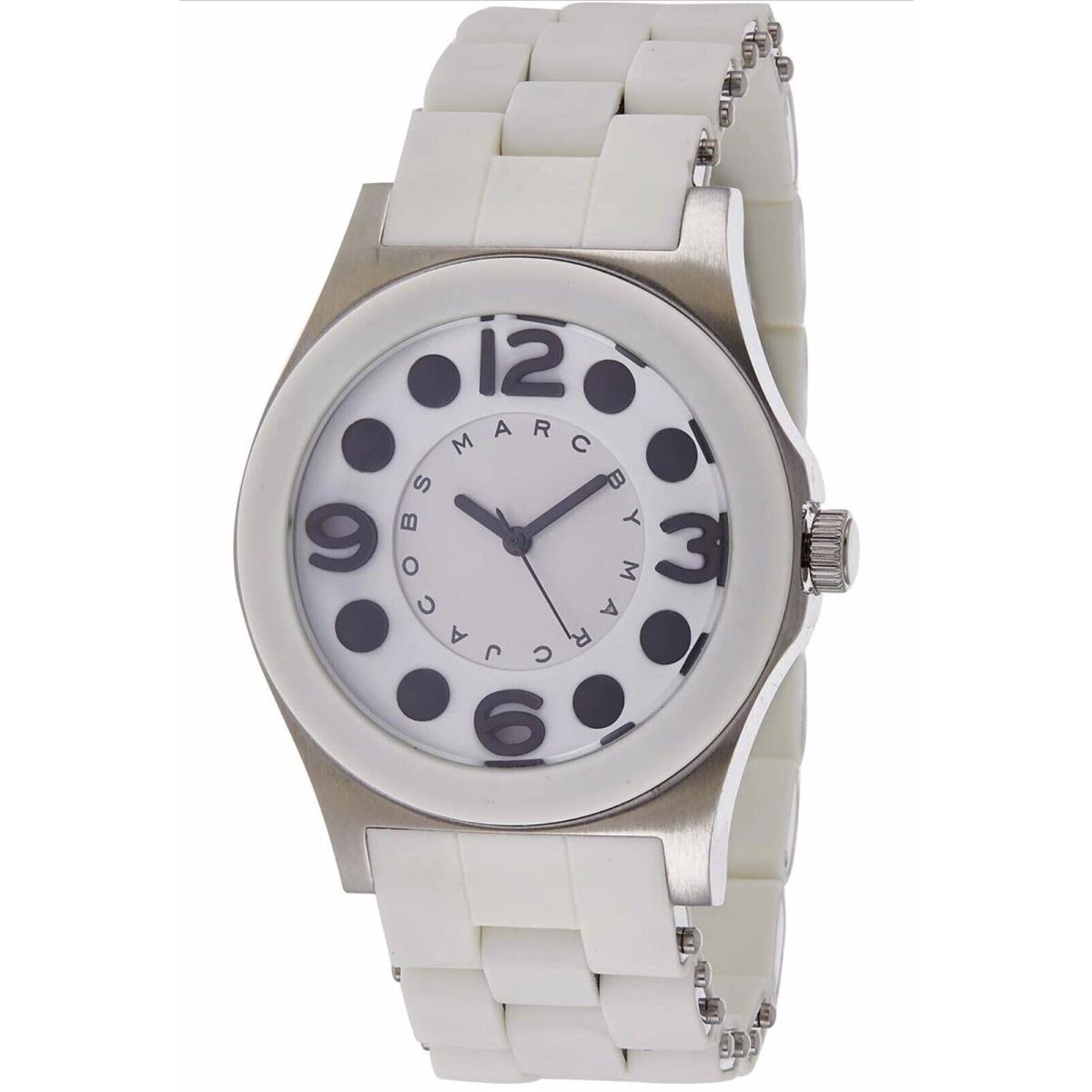 Marc Jacobs MBM2532 White Dial Lady`s Watch Great Gift