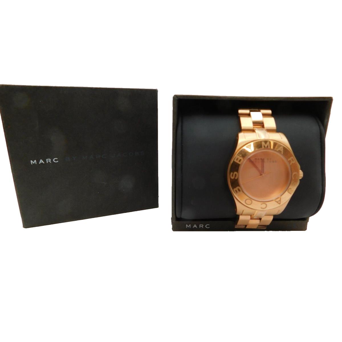 Marc By Marc Jacobs Blade Rose Gold Tone Ladies Watch MBM3127 Nos