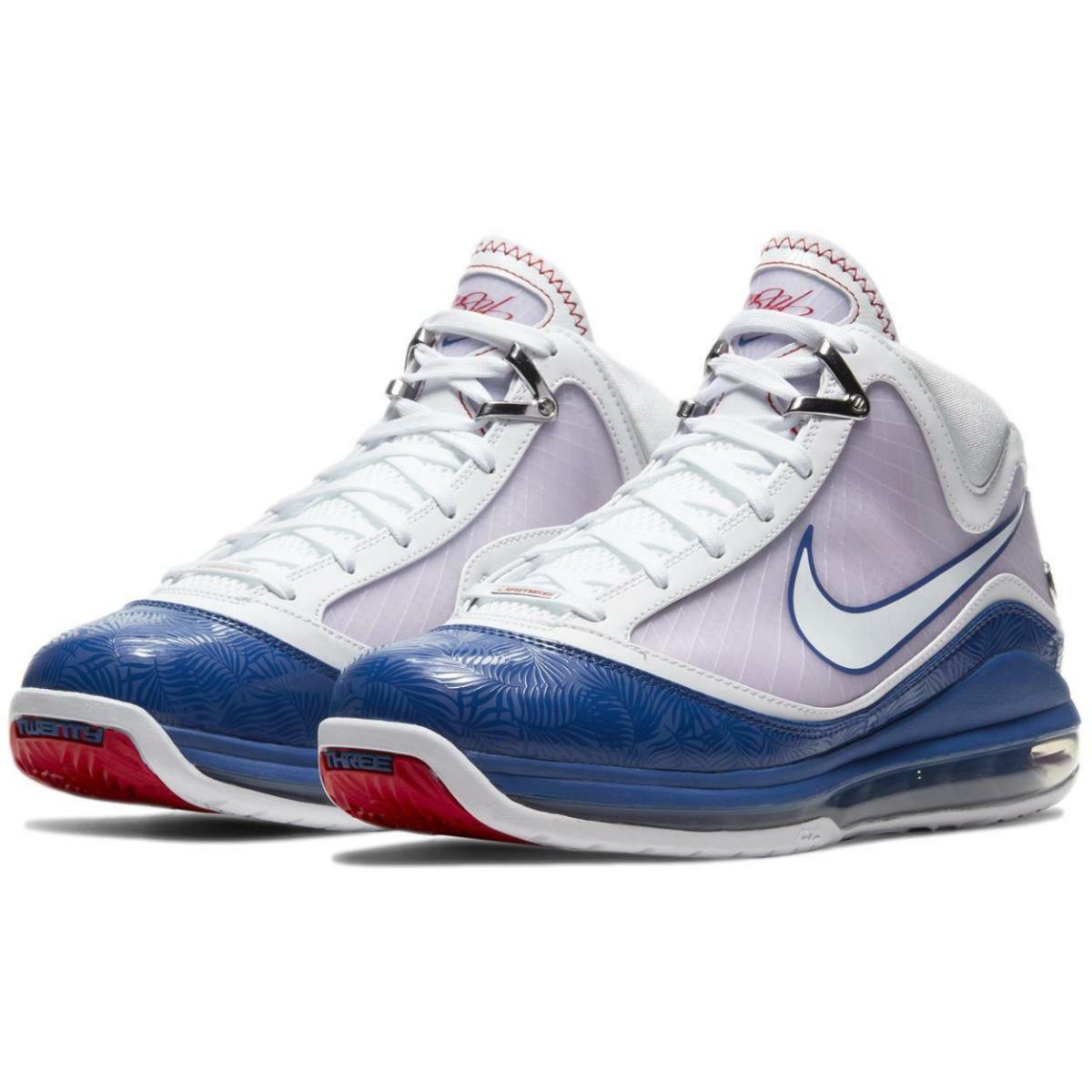 Nike Lebron Vii QS `dodgers` Men`s Basketball Shoes DJ5158-100 - Multicolor