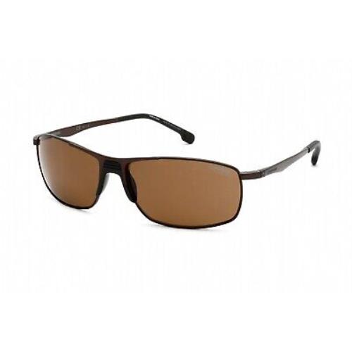 Carrera 8039/S 009Q SP Sunglasses Brown Frame Bronze Polarized Lenses 60 Mm