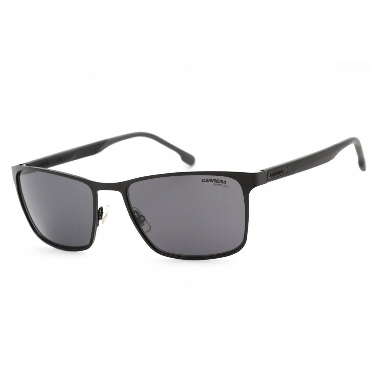 Carrera Sunglasses 8048 807 IR 58mm Black Frame Grey Lens St Steel Unisex