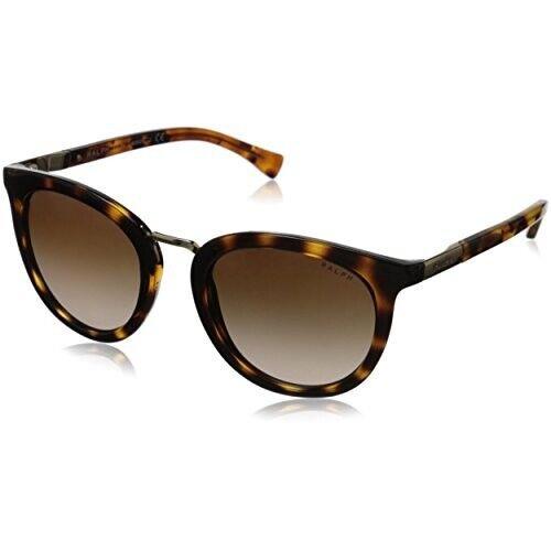 Ralph by Ralph Lauren Womens Round Sunglasses Tortoise Gradient Brown