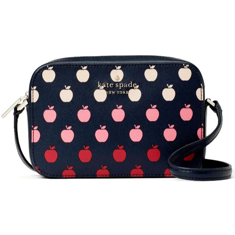 Kate Spade Staci Oval Crossbody K8298 Navy Blue Orchard Degrade Y