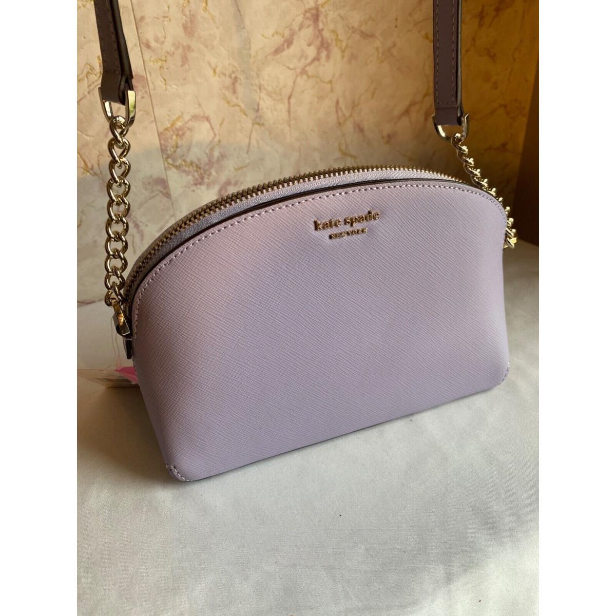 Kate Spade Hilli Cameron Street Saffiano Leather Crossbody Bag Frozen Lilac  - Kate Spade bag - 196021000409 | Fash Brands