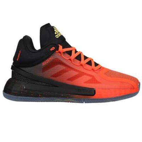 Adidas FY9997 D Rose 11 Mens Basketball Sneakers Shoes Casual - Black Orange