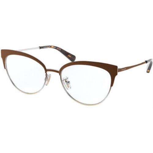 Coach HC 5108 Brown Silver Gold Gradient 9339 Eyeglasses