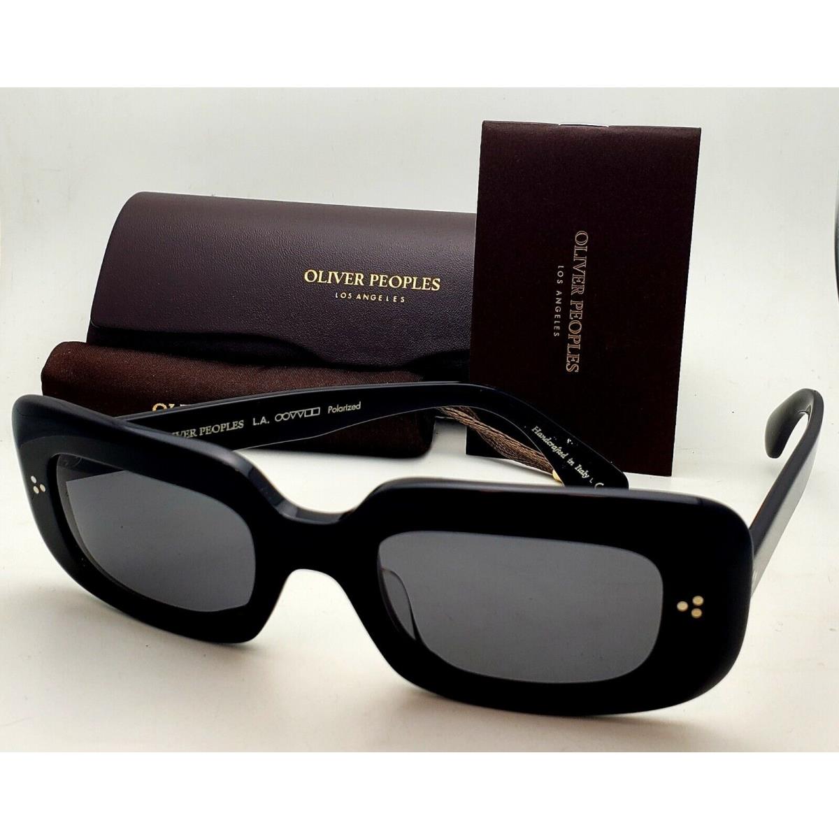 Oliver Peoples Polarized Sunglasses Saurine OV5394SU 100581 50-22 Black  Frames | 064613712545 - Oliver Peoples sunglasses Saurine - Black Frame,  Grey Polarized Lens | Fash Direct