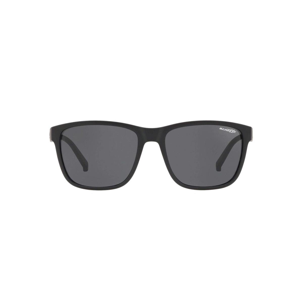 Arnette Men`s an 4255 Rectangular Sunglasses Shoreditch Matte Black Dark Gr