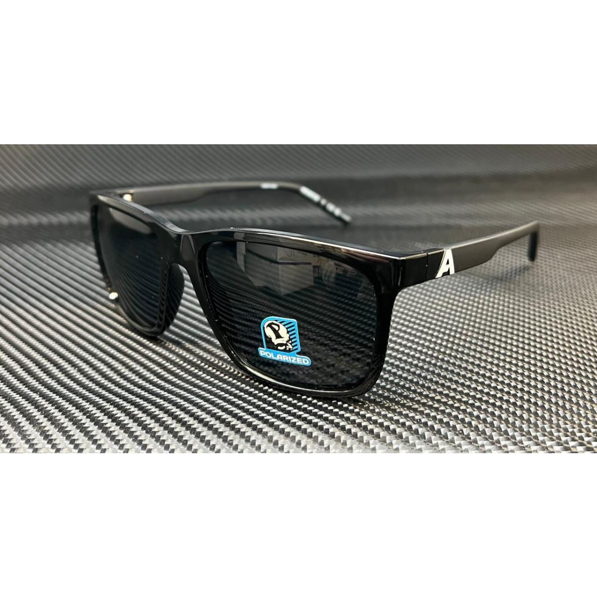 Arnette AN4272 270181 Black Grey Polarized Men`s 56 mm Sunglasses