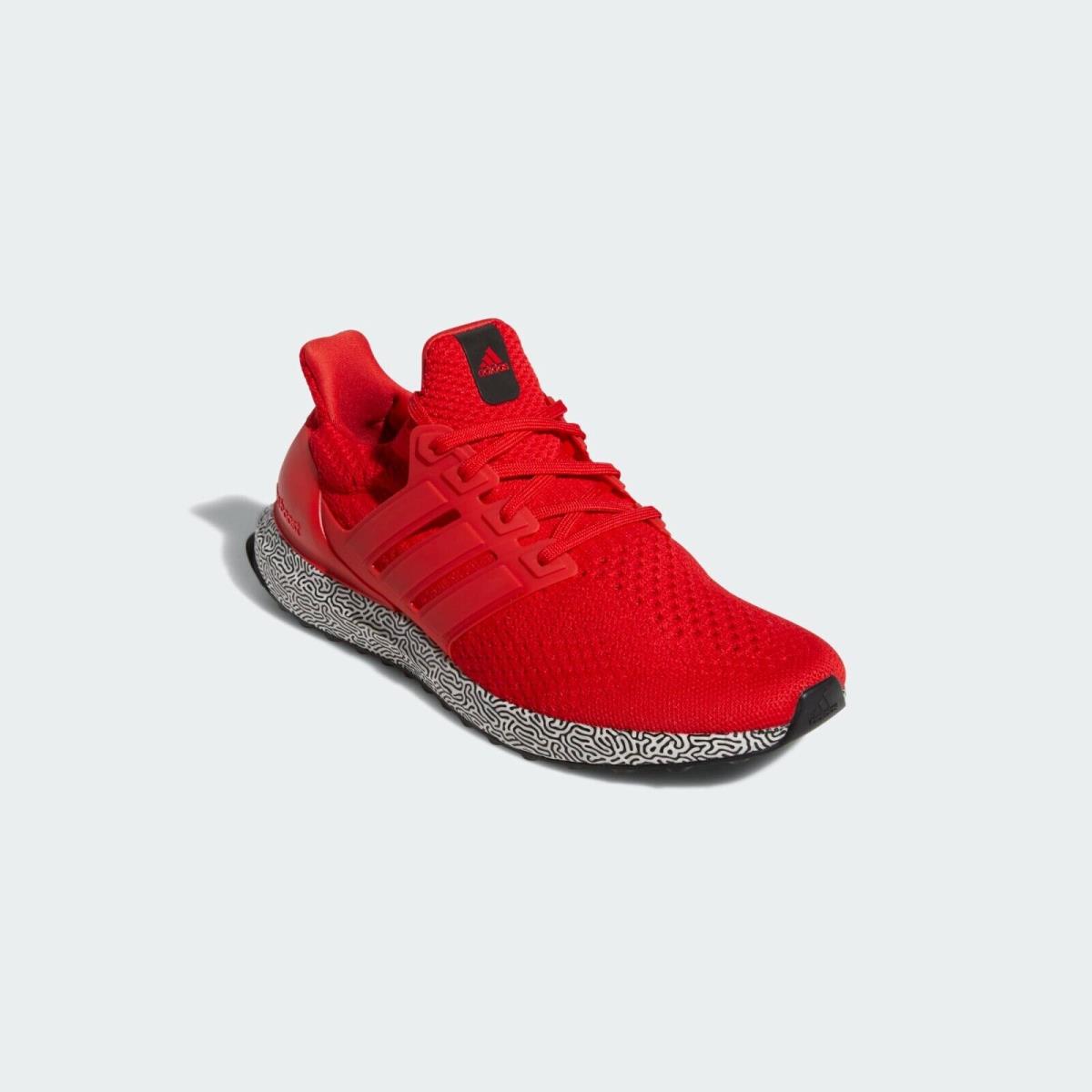 Men`s Adidas Ultraboost Dna Running Shoes Vivid Red / Black Sz 10 GV8712