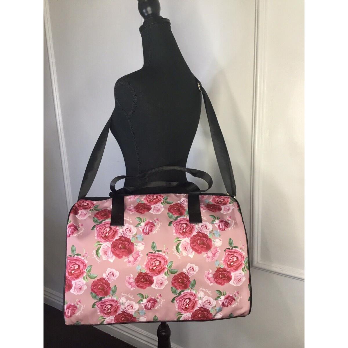 Juicy Couture Romrose Mauve Tote Weekender Bag Luggage Purse