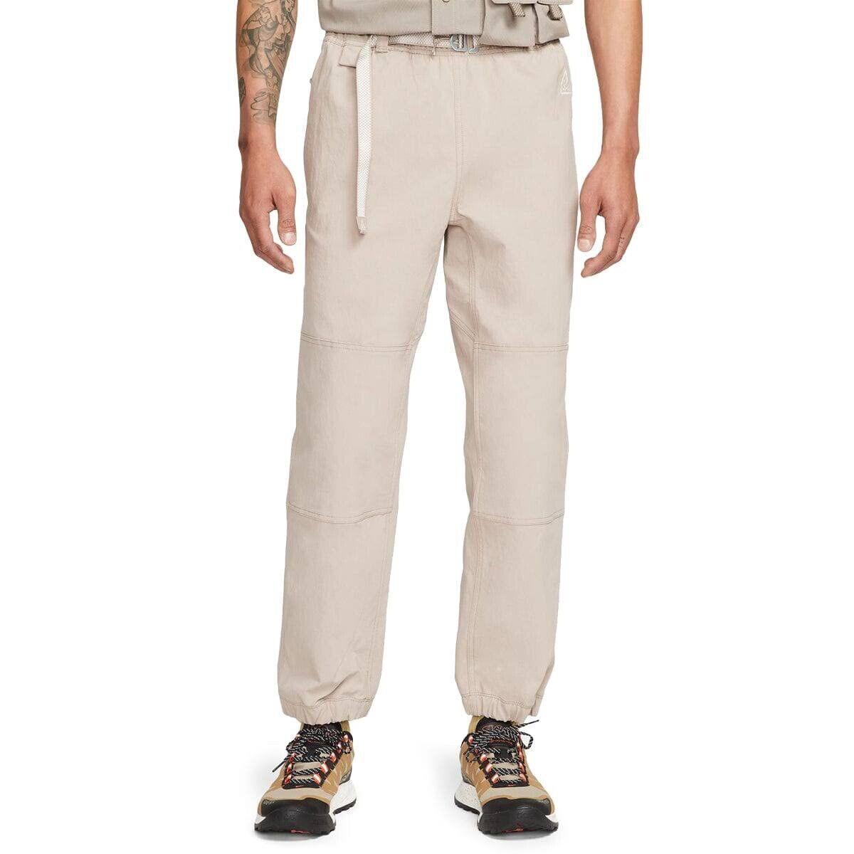Nike Acg Men`s Trail Pants Malt Beige Size M XL CV0660-245